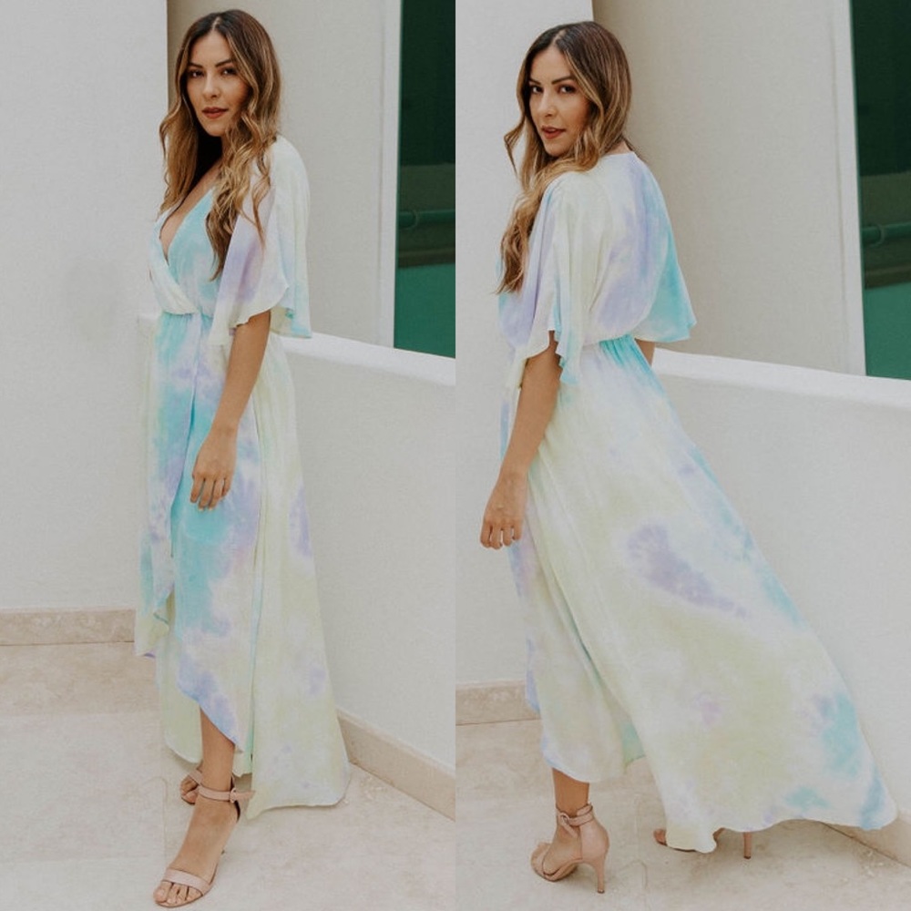 🎄CYBER SALE🎄Goddess Tie Dye Maxi Dress - Picture 6 of 10